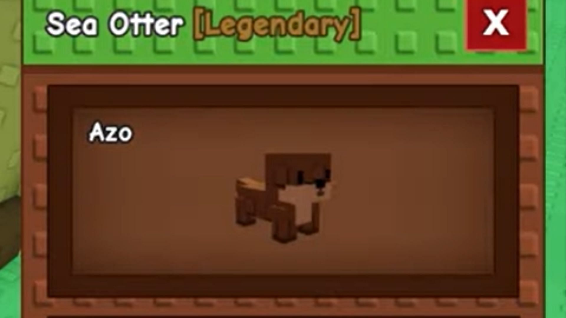 The Sea Otter Pet occasionally waters your plants (Image via Roblox)